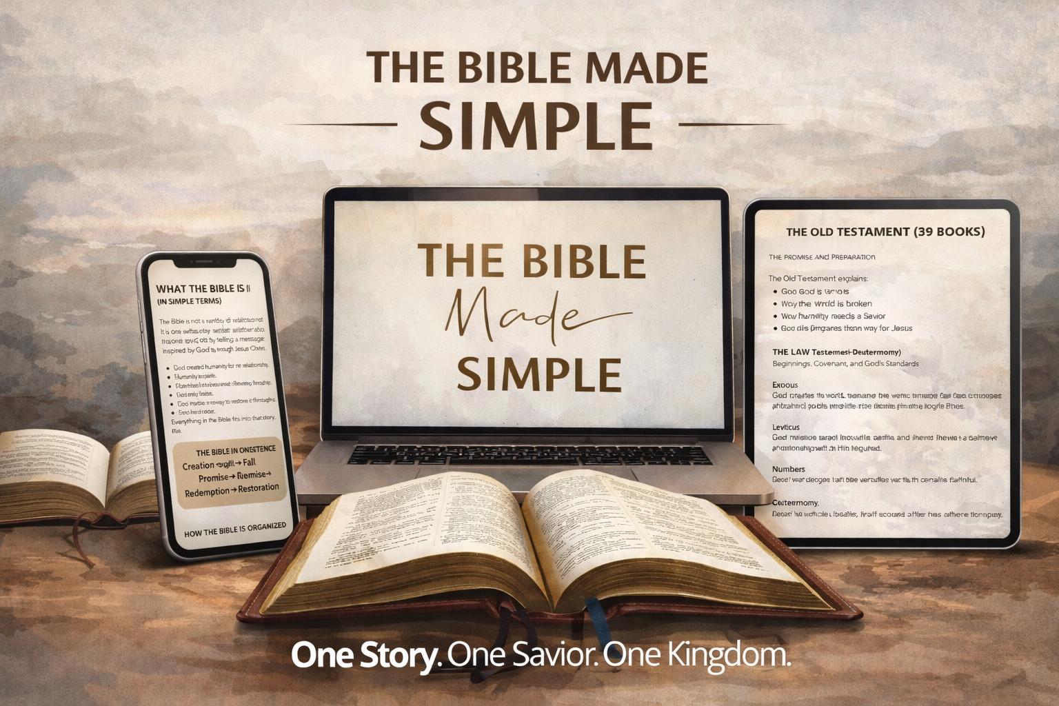 The Bible Made Simple Study Guide - A Summary Of The Bible