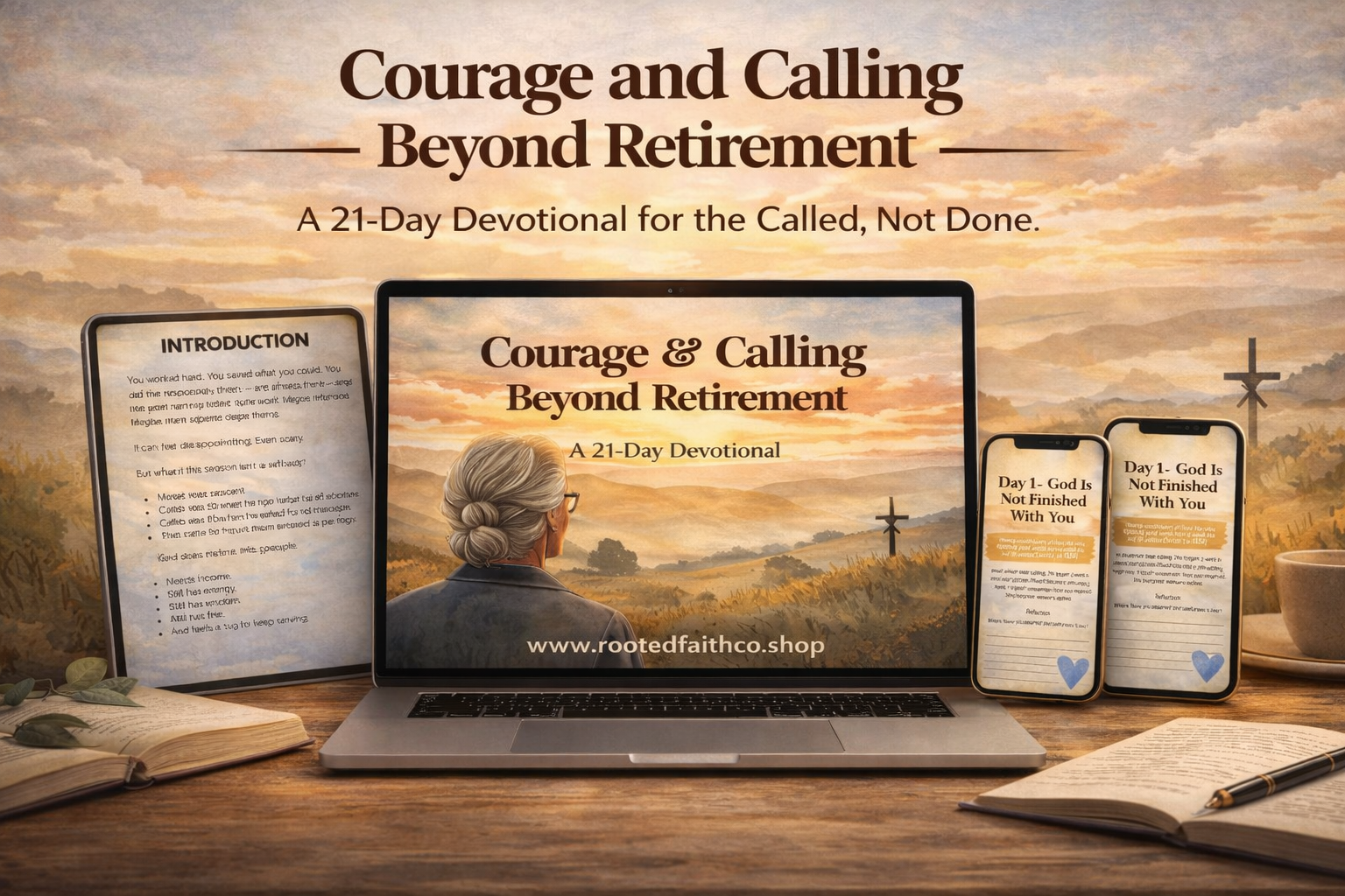 Courage and Calling Beyond Retirement - 21-Day Devotional for  Retired Christians