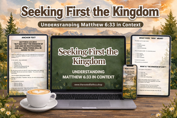 Seek First the Kingdom - A 21-Day Devotional on Trust, Alignment, and Freedom from Anxiety