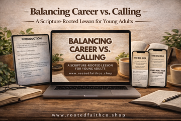 Balancing Career vs. Calling - A Scripture-Rooted Lesson for Young Adults