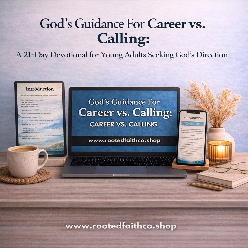 God’s Guidance For Career vs. Calling:  A 21-Day Devotional for Young Adults Seeking God’s Direction