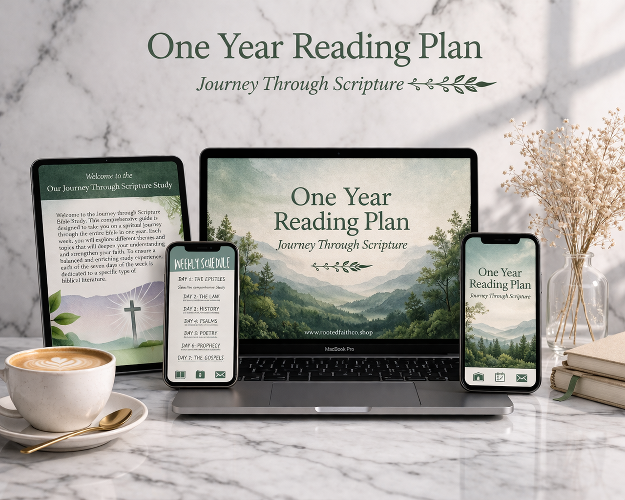 One Year Reading Plan And Journal - Journey Through Scripture In One Year