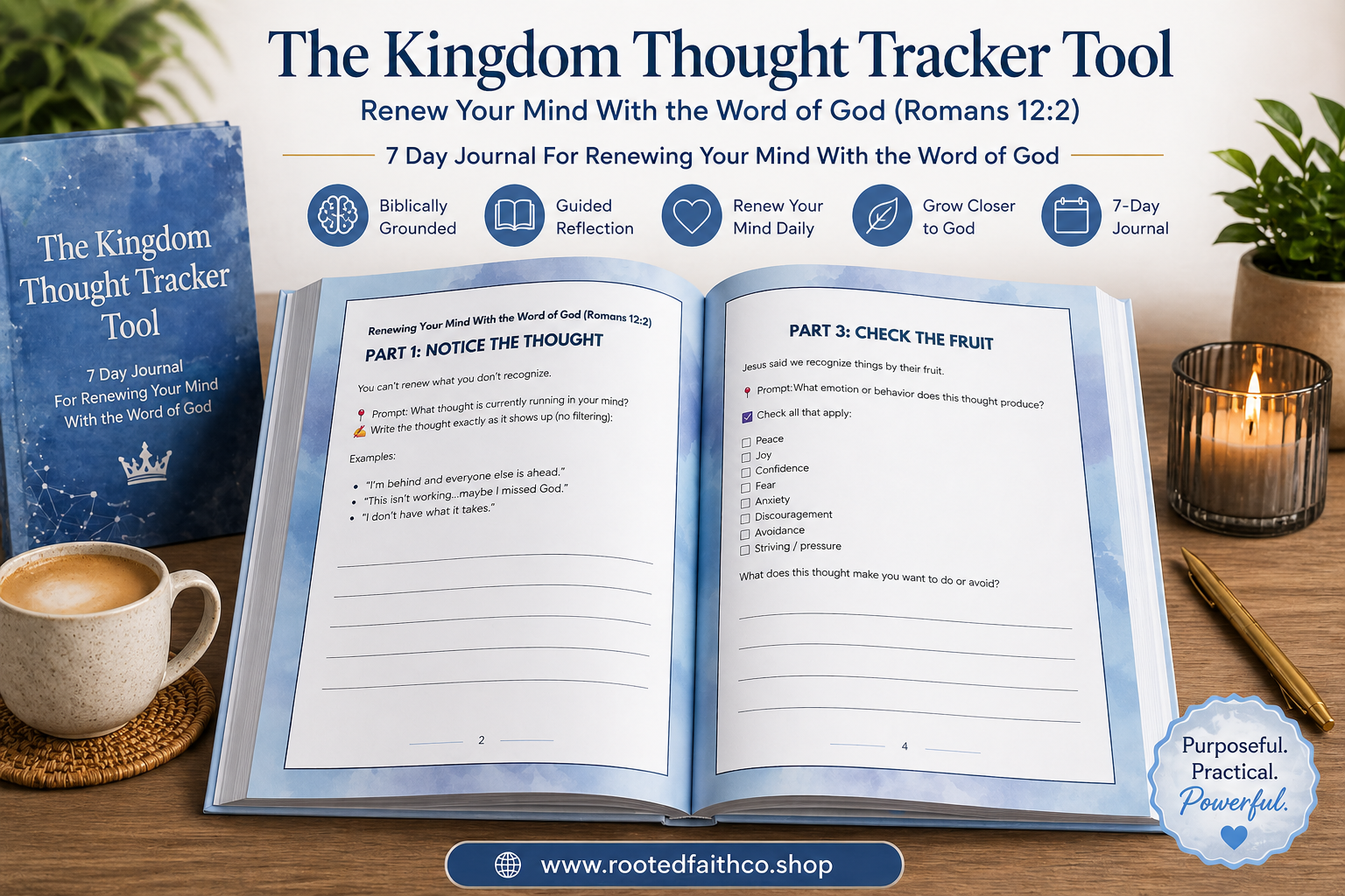 The Kingdom Thought Tracker Tool - Renew Your Mind With the Word of God