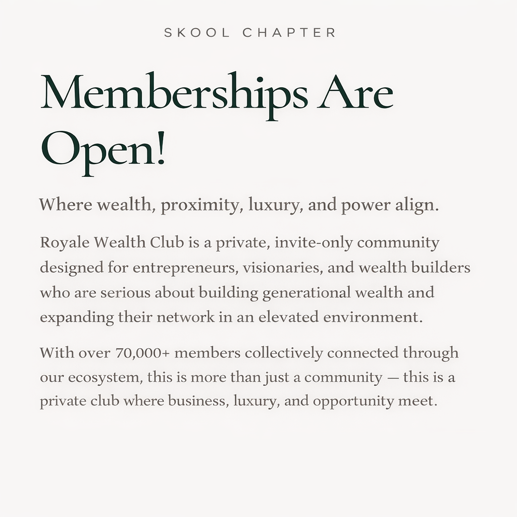 Royale  Wealth Club