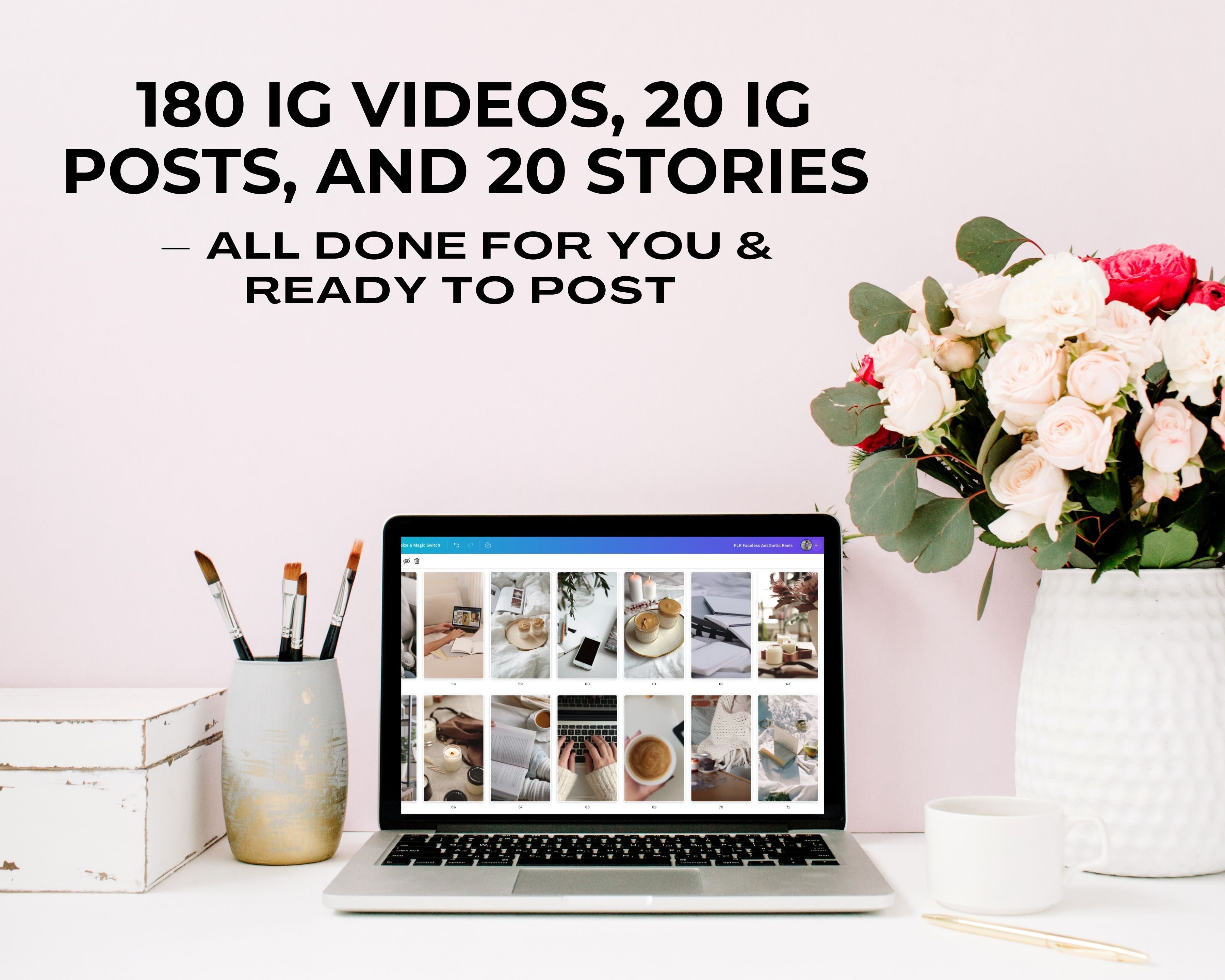 Aesthetic Faceless PLR Content Bundle