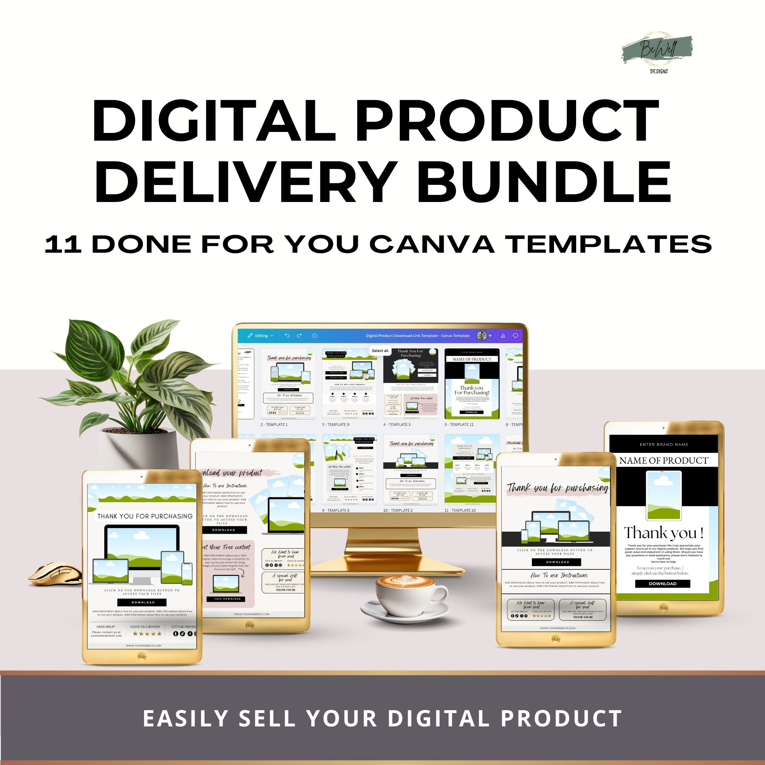 Digital Product Download PDF Template