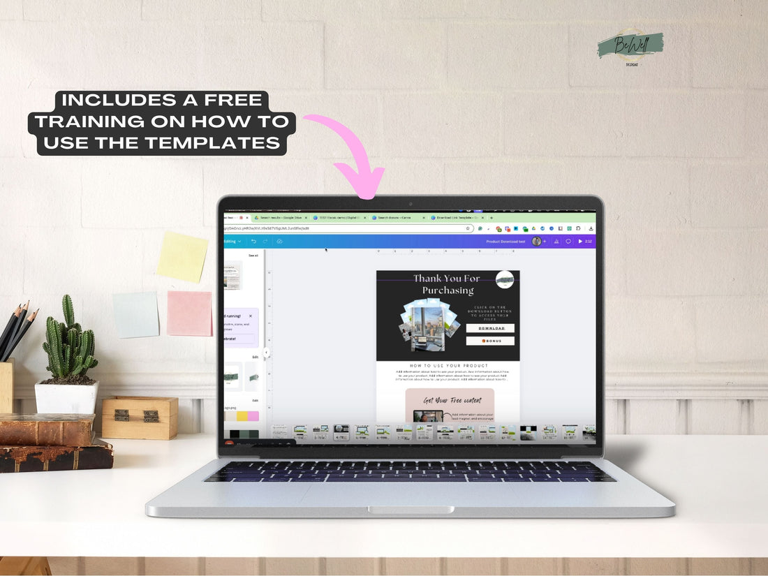 Digital Product Download PDF Template